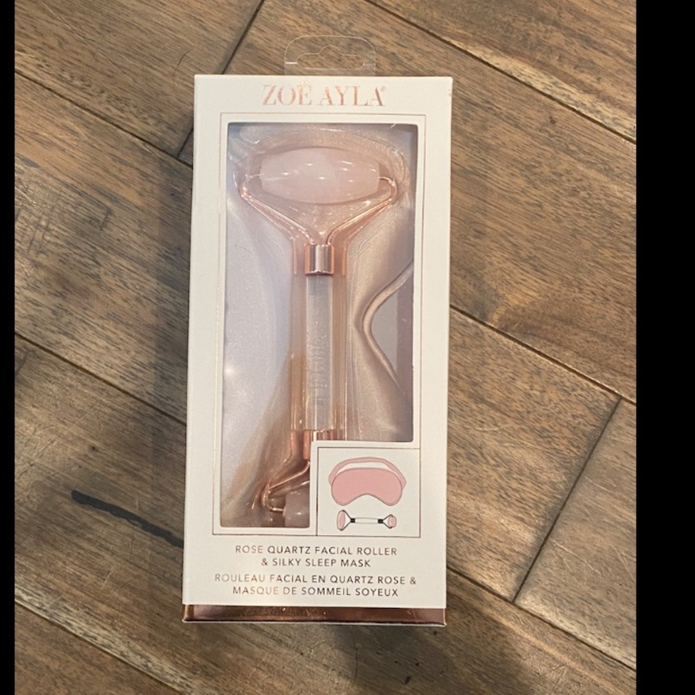 NWT Zoe Ayla facial roller & sleep mask